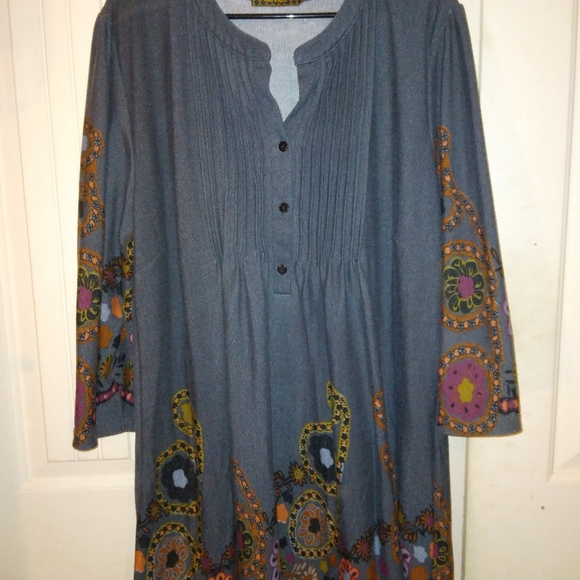 Tunic Blouse Brand Ice Silk - Picture 2 of 2